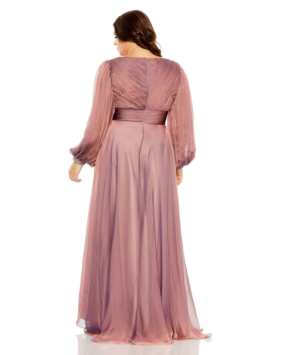 Plus Size Dresses Long Formal Plus Size Dress Antique Rose