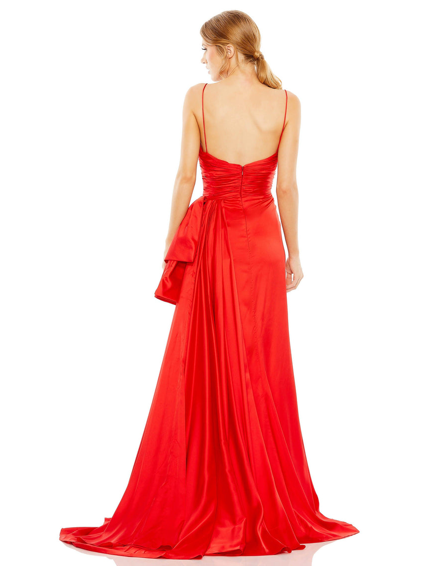 Prom Dresses Prom Spaghetti Strap Long Gown Red