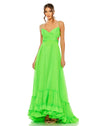 Prom Dresses Prom Tiered Ruffle Long Formal Dress Lime