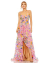 Prom Dresses High Low Floral Prom Dress Pink Multi