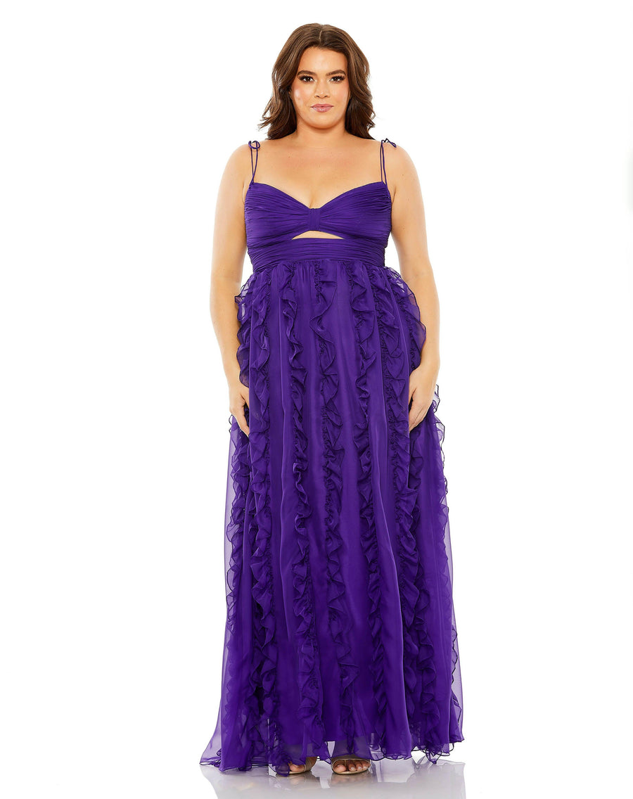 Plus Size Dresses Fabulouss Plus Size Long Chiffon Dress Ultra Violet