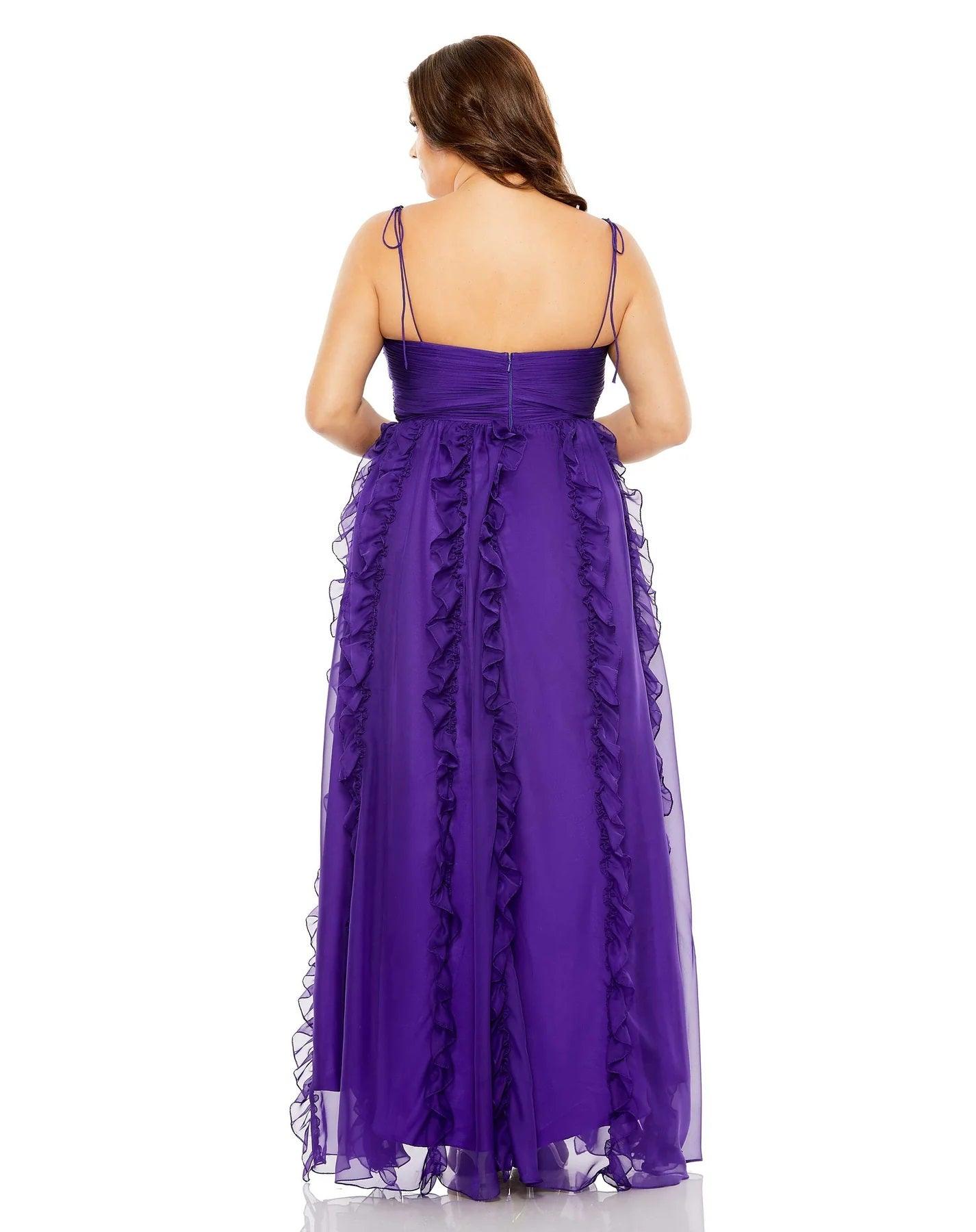 Plus Size Dresses Fabulouss Plus Size Long Chiffon Dress Ultra Violet