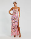 Prom Dresses Long Fitted Prom Dress Pink Multi