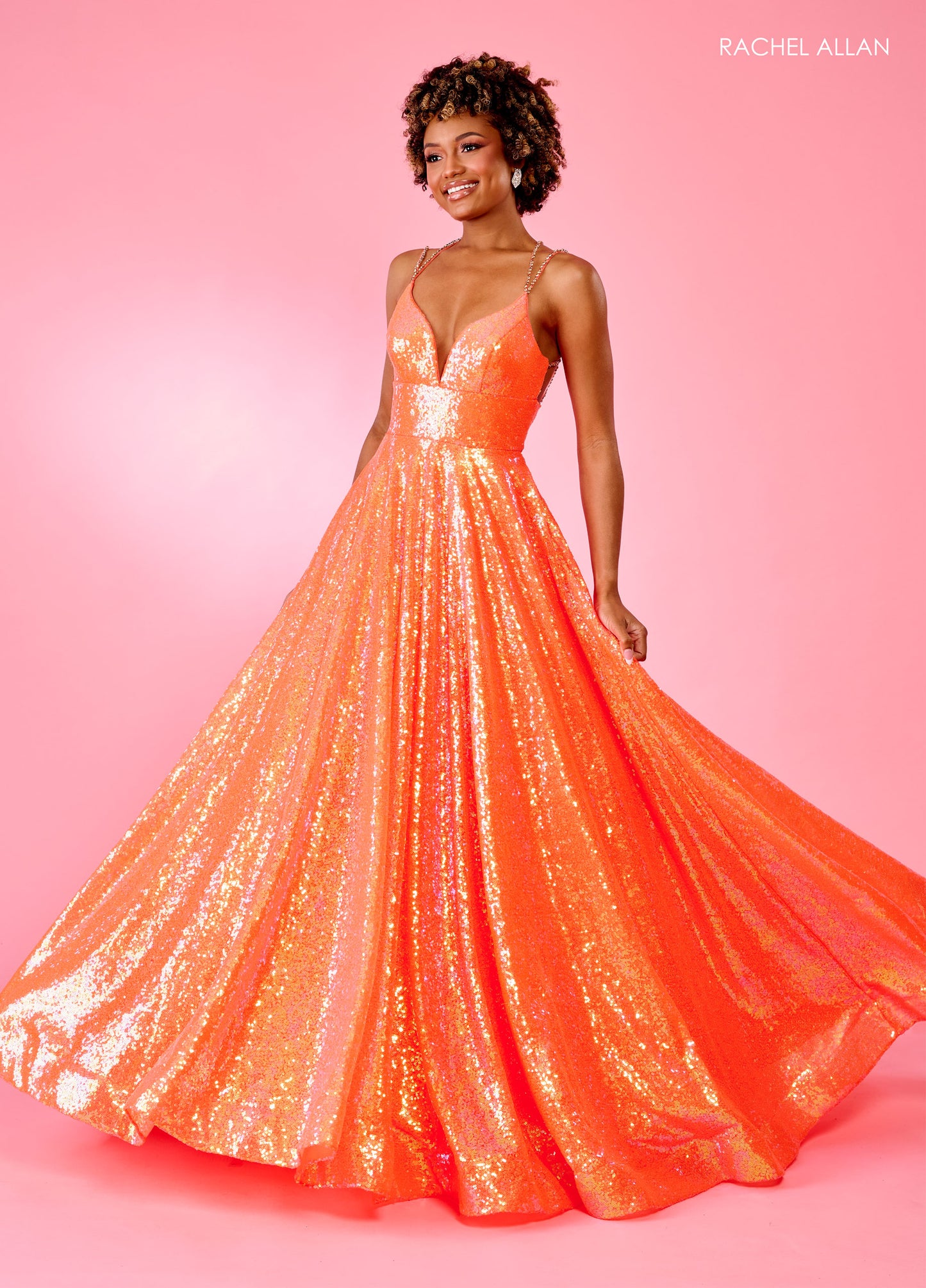 Prom Dresses  Long Formal  Prom Dress Tangerine