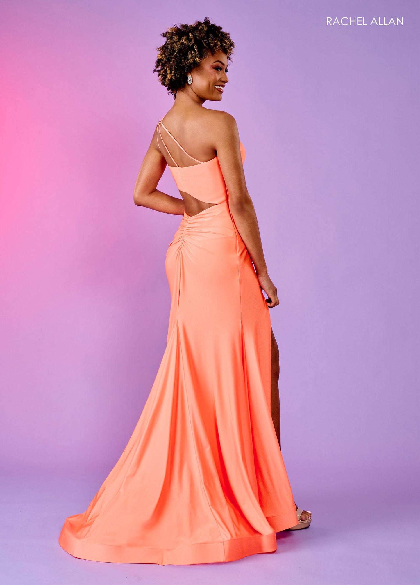 Prom Dresses Long Formal Fitted Prom Dress Tangerine