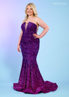 Prom Dresses Formal Long Mermaid Dress Purple Ombre