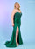 Prom Dresses Formal Long Fitted Dress Emerald