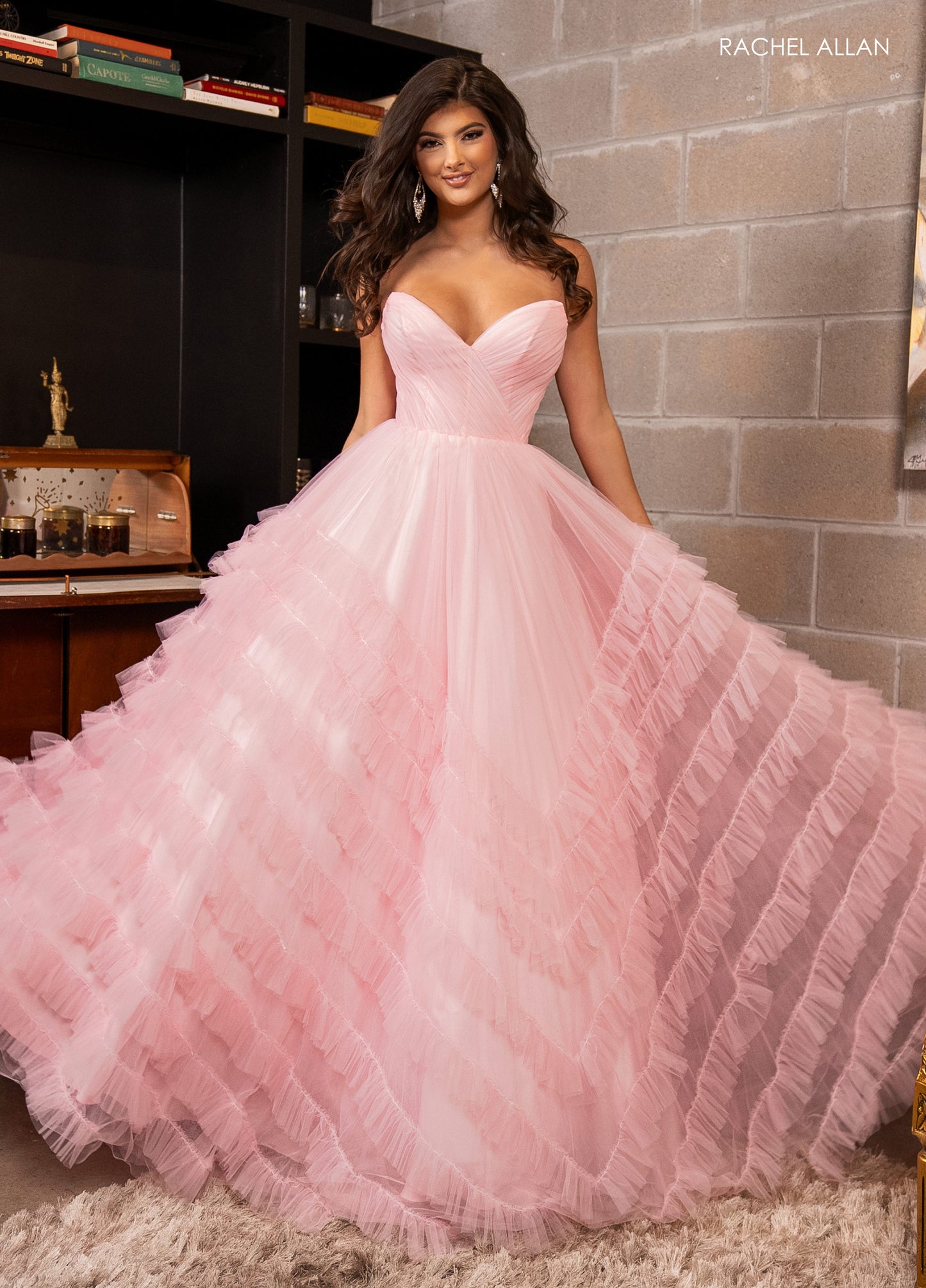 Prom Dresses Long Strapless Prom Dress Light Pink