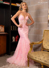 Prom Dresses Mermaid Fit Long Prom Dress Light Pink