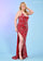 Prom Dresses Formal Fringe Long Prom Dress Red