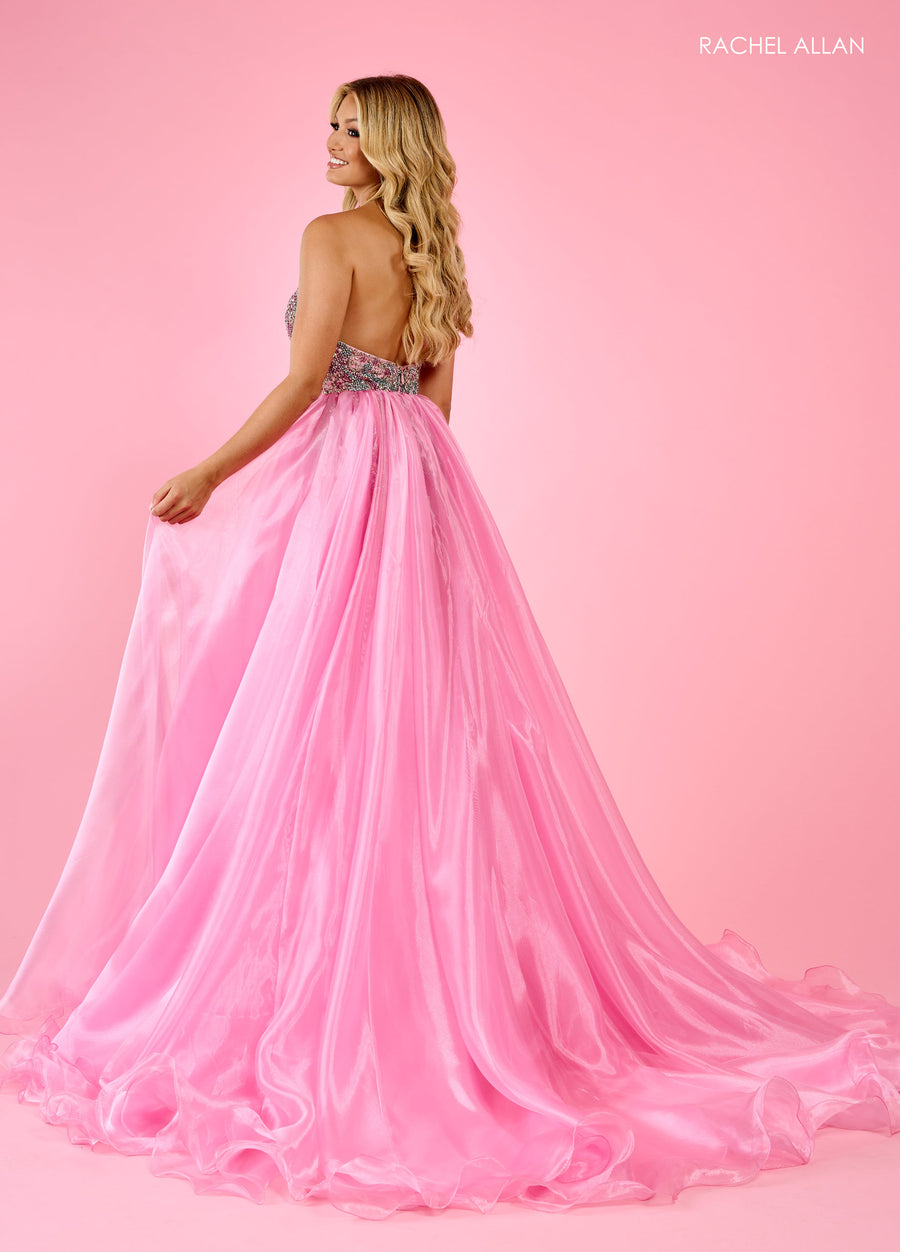 Prom Dresses Beaded Formal Prom Dress Pink Multi