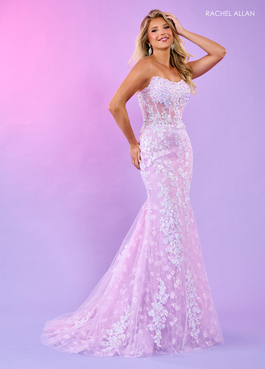 Prom Dresses Long Formal Glitter Prom Dress Lilac