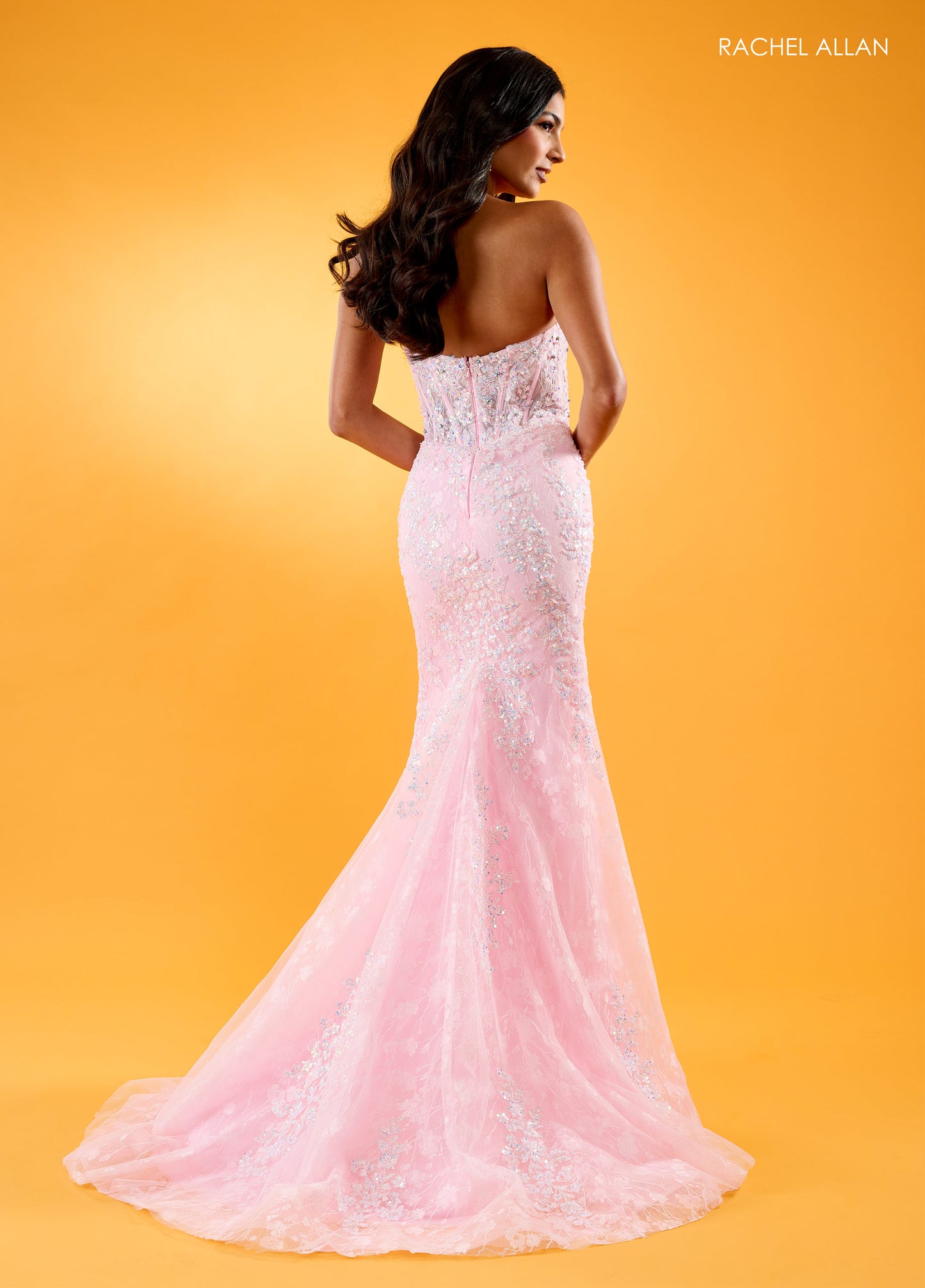 Prom Dresses Long Formal Glitter Prom Dress Pink