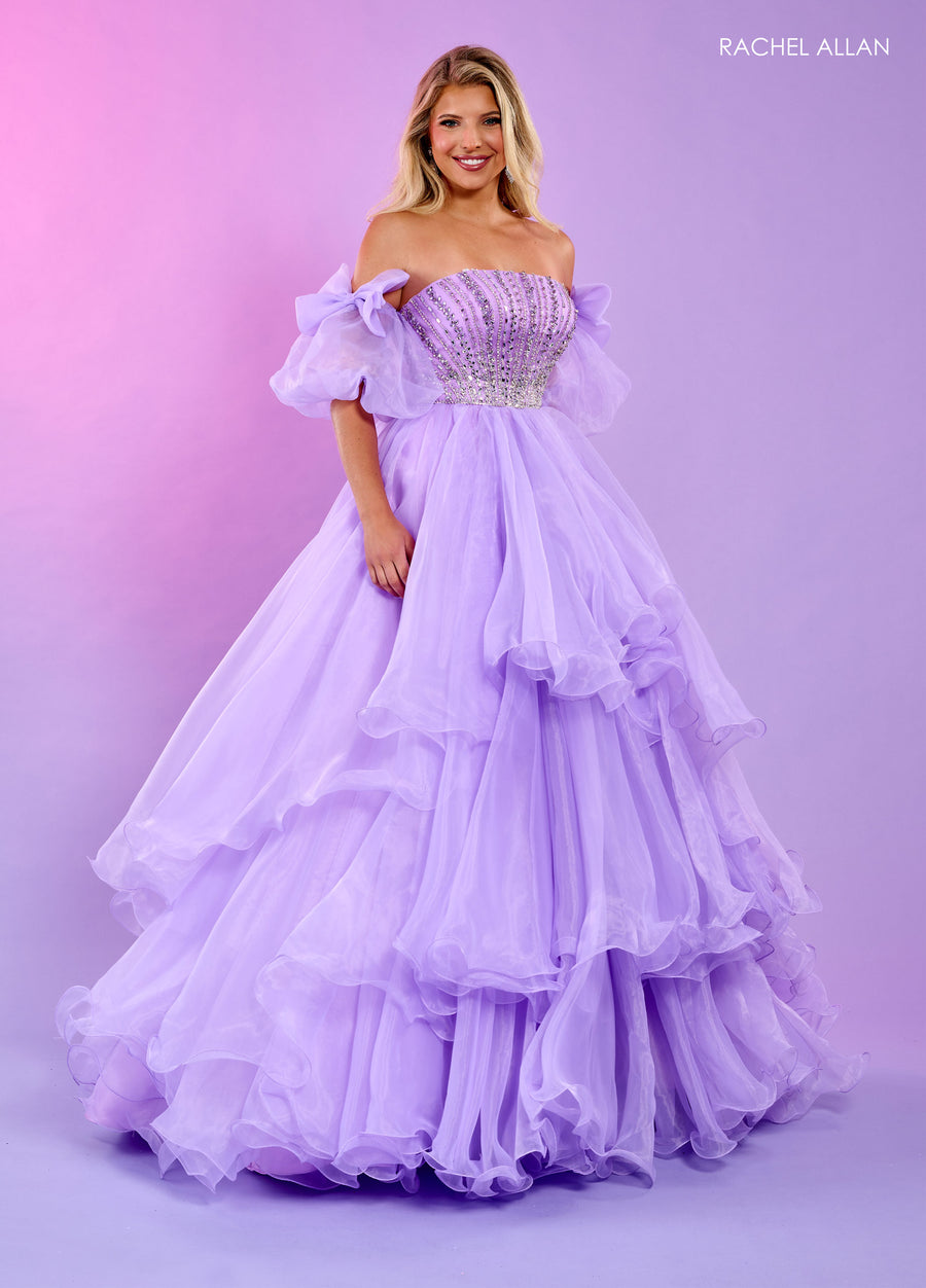 Prom Dresses Long Formal Layered Prom Dress Lilac