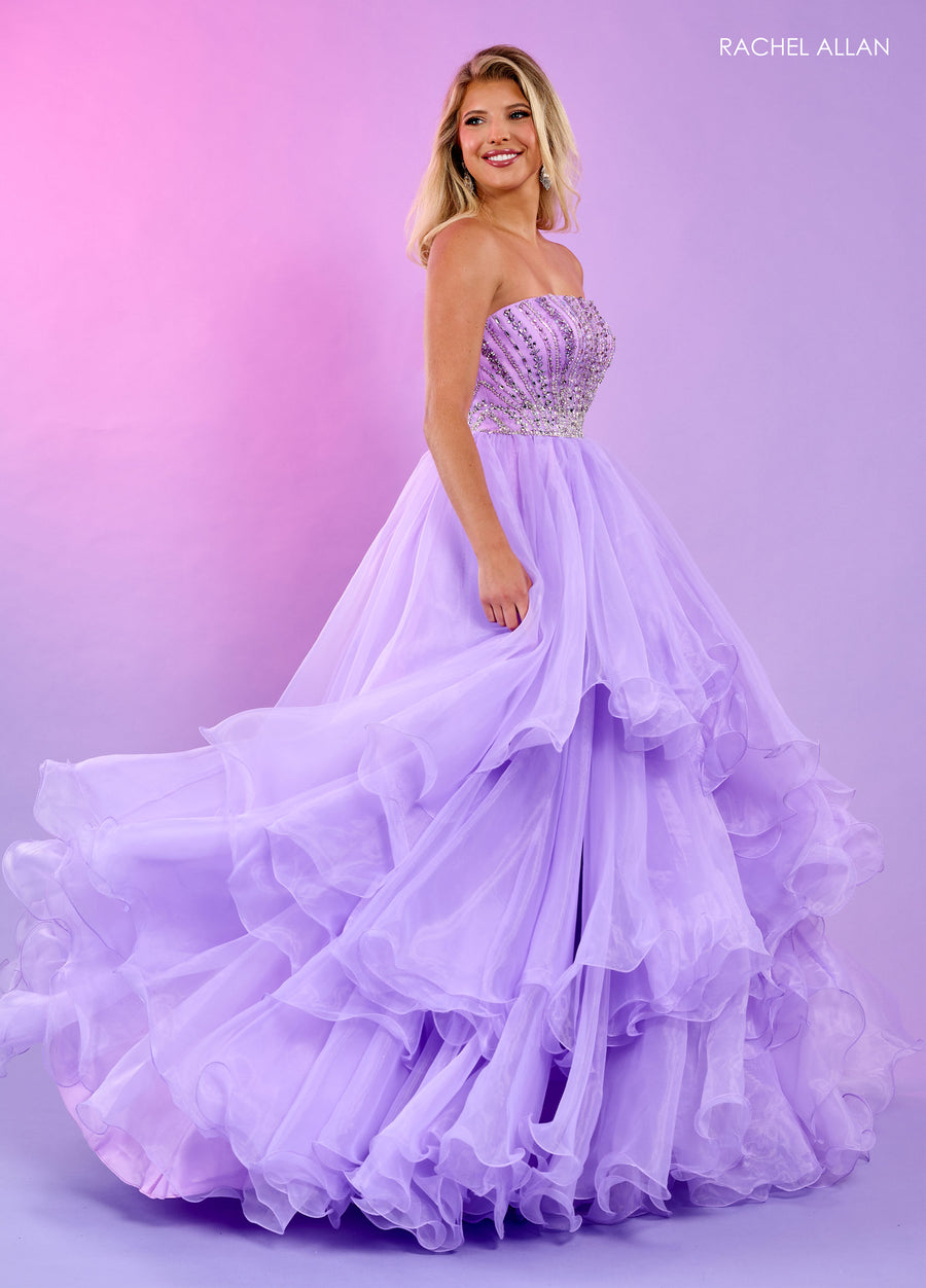 Prom Dresses Long Formal Layered Prom Dress Lilac