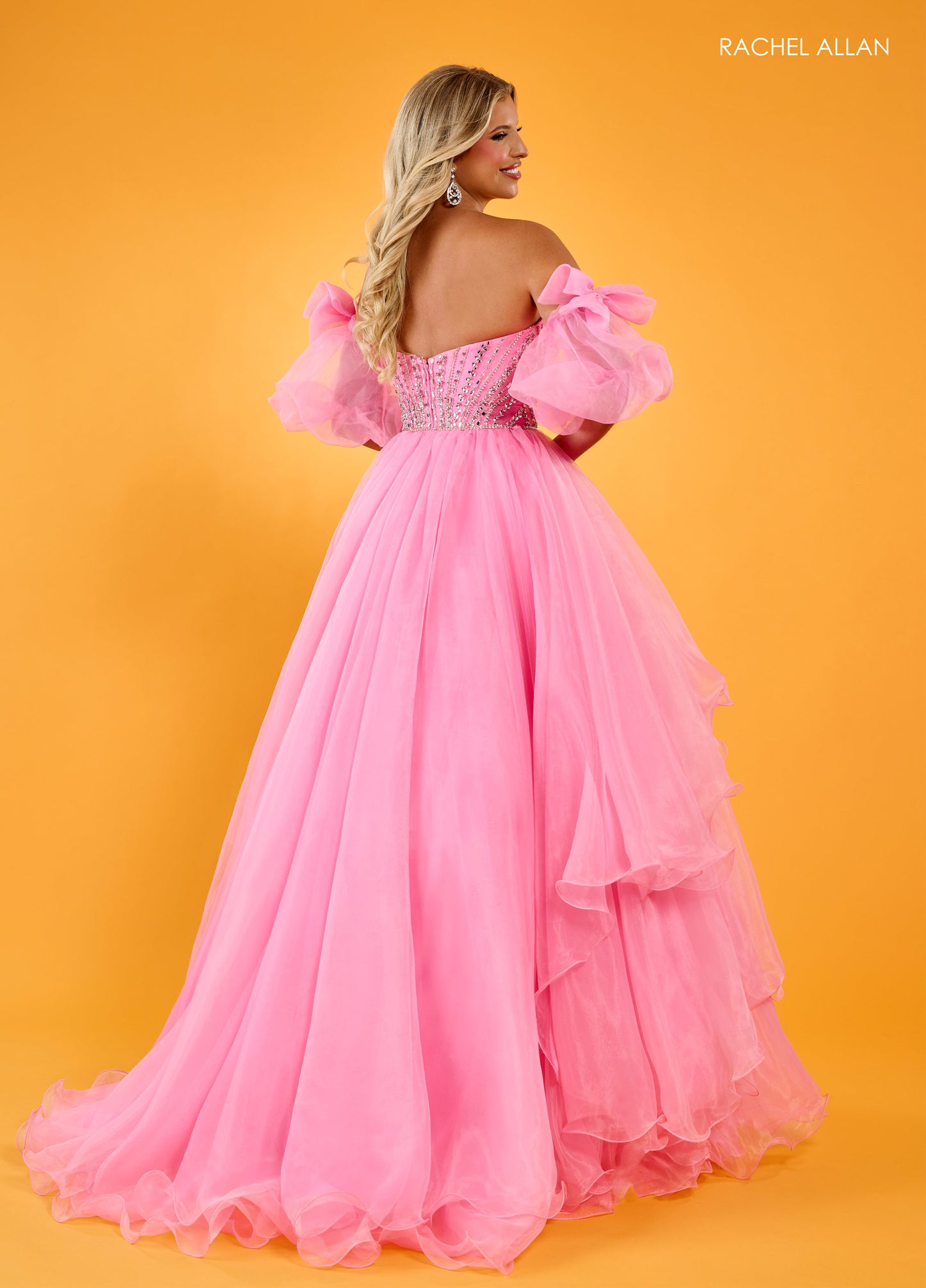 Prom Dresses Long Formal Layered Prom Dress Pink