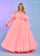 Prom Dresses Long Prom Formal Detachable Sleeve Dress Bright Coral