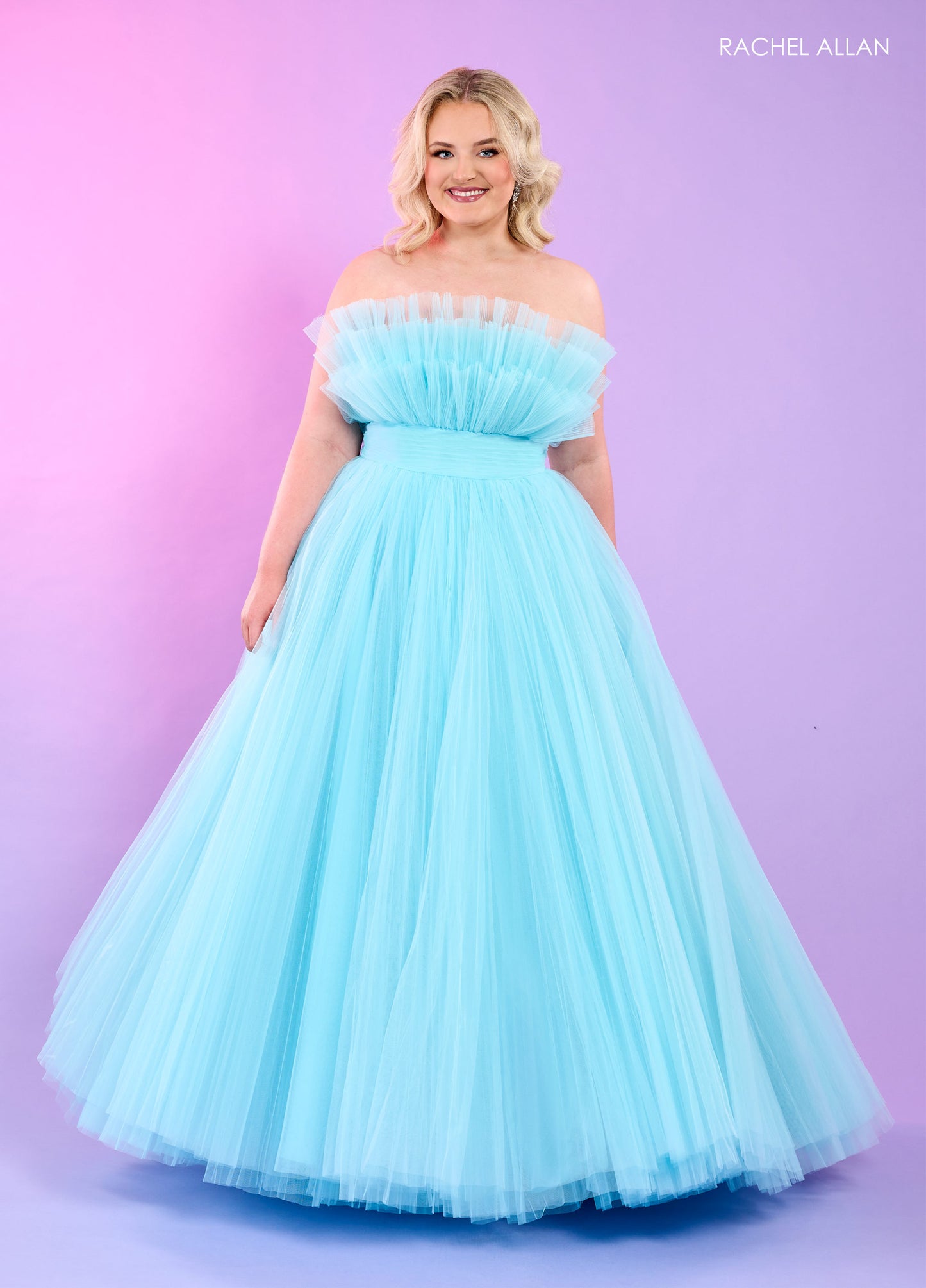 Prom Dresses Long Prom Formal Detachable Sleeve Dress Light Blue