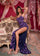 Prom Dresses Long Beaded Formal Fitted Prom Dress Lilac Navy