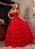 Prom Dresses Prom Long Beaded Ball Gown Red