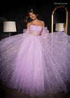 Prom Dresses Prom Formal Glitter Long Ball Gown Lilac