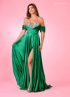 Prom Dresses Long Formal Beaded Prom Ball Gown Emerald