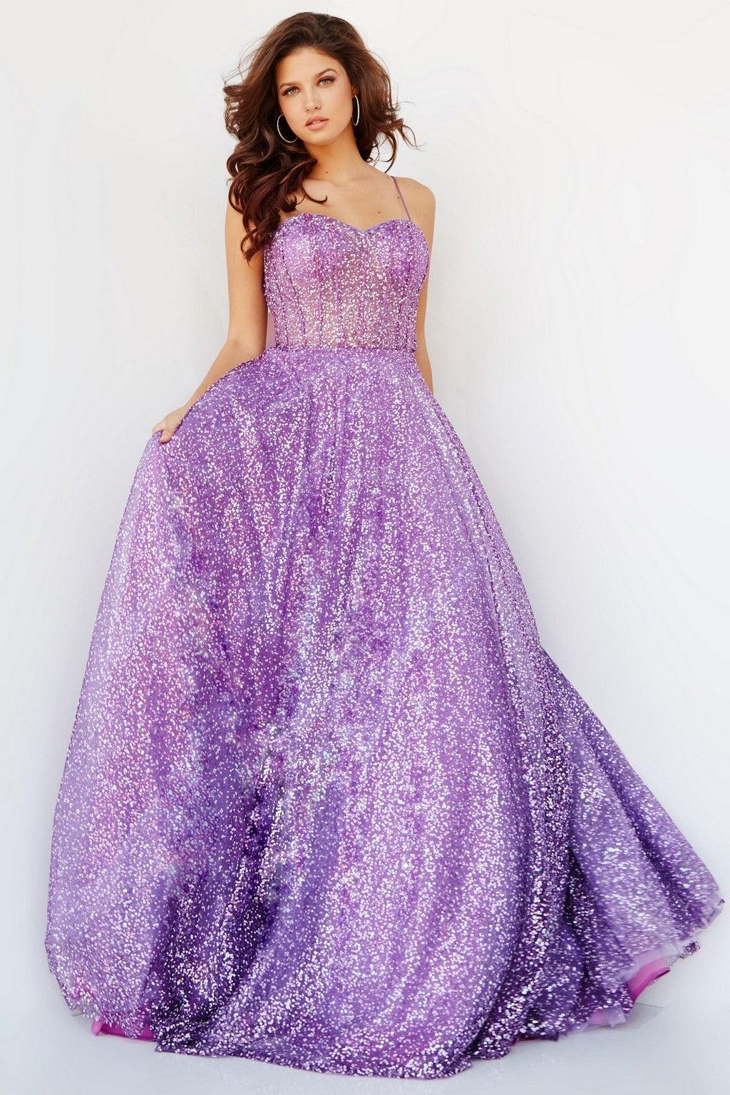 Prom Dresses Long A-Line Evening Gown PURPLE