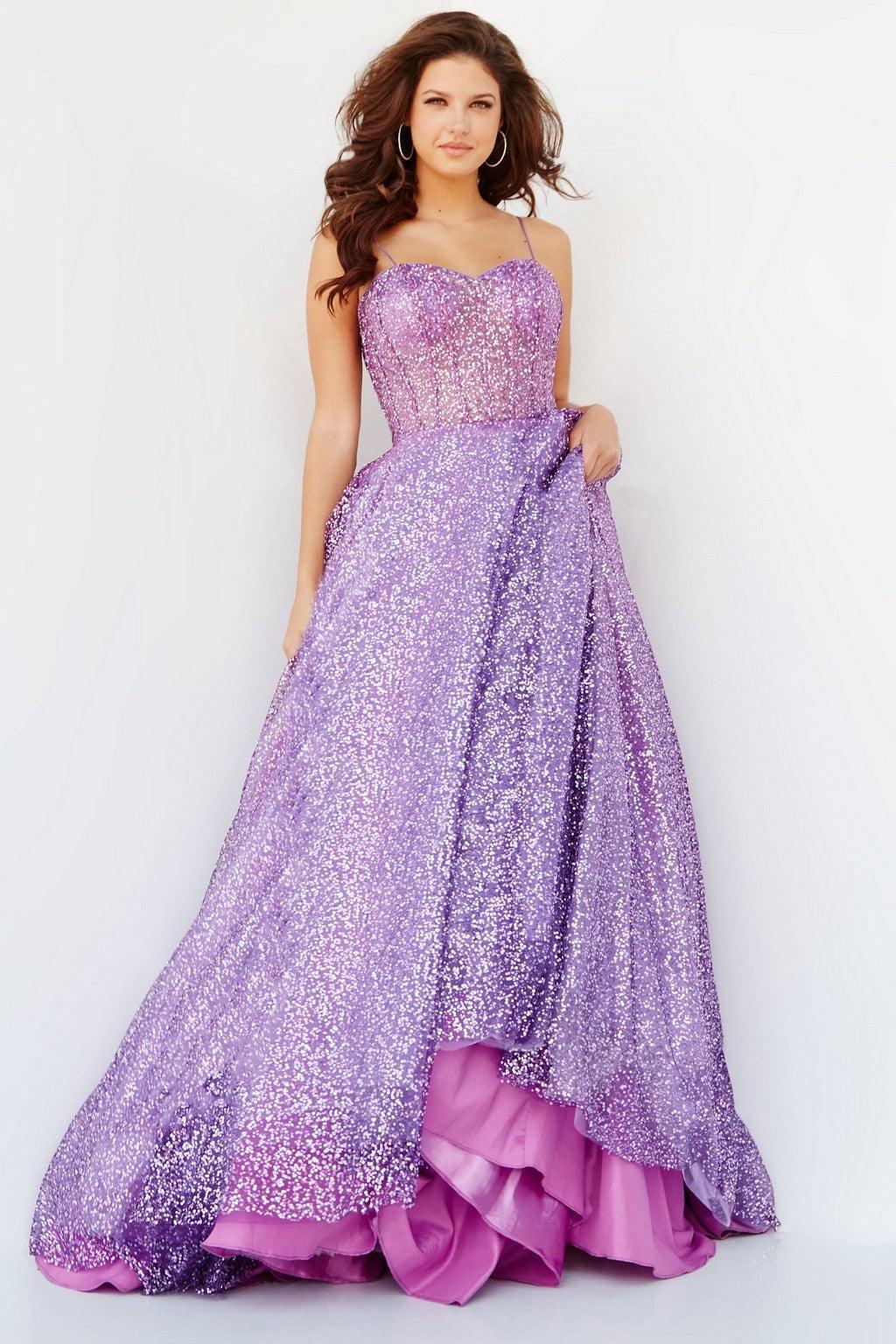 Prom Dresses Long A-Line Evening Gown PURPLE