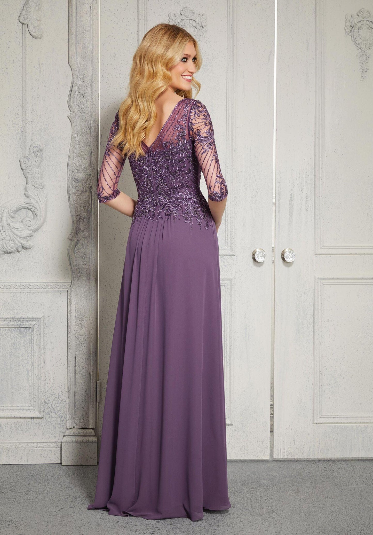 MGNY Madeline Gardner New York 72412 Long Formal Dress