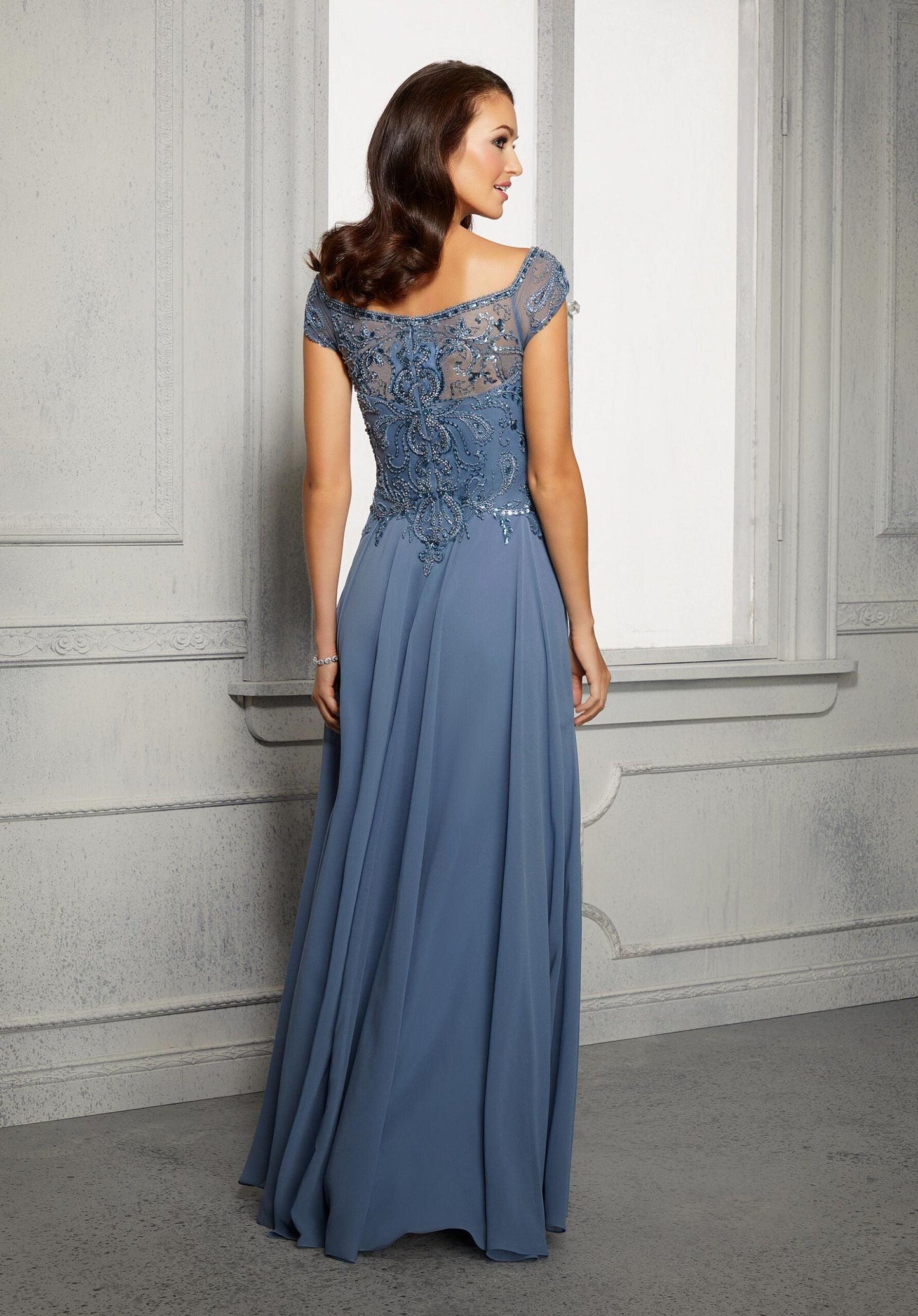 MGNY Madeline Gardner New York 72419 Long Formal Dress