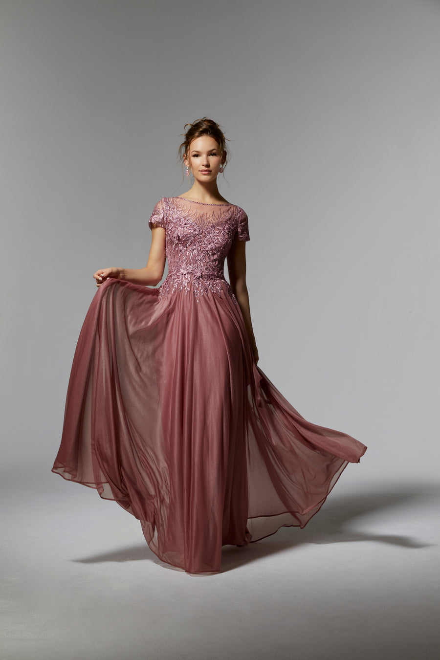 Mother of the Bride Dresses Long Formal Evening Mother of the Bride Dress Rose