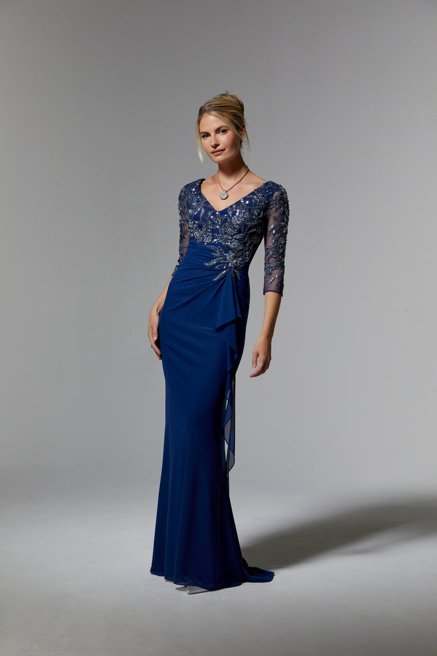 Mother of the Bride Dresses Long Formal Evening Mother of the Bride Dress Sapphire