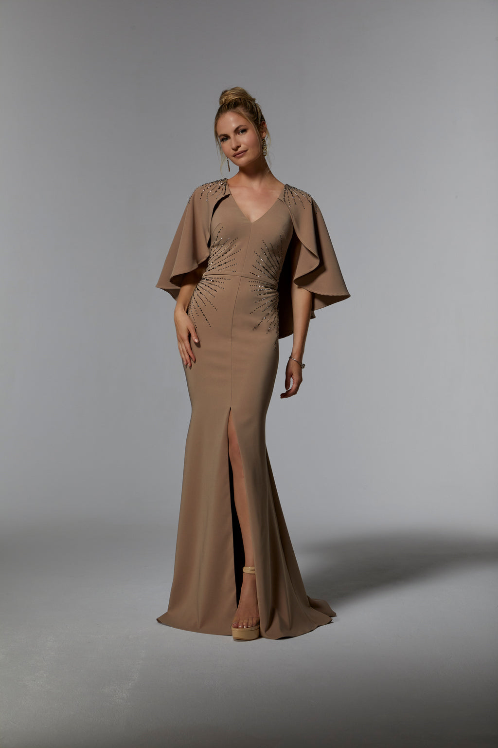 Mother of the Bride Dresses Long Formal Mother of the Bride Dress Taupe