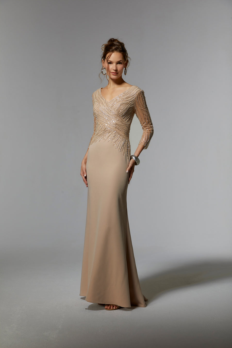 Mother of the Bride Dresses Long Formal Evening Mother of the Bride Dress Champagne