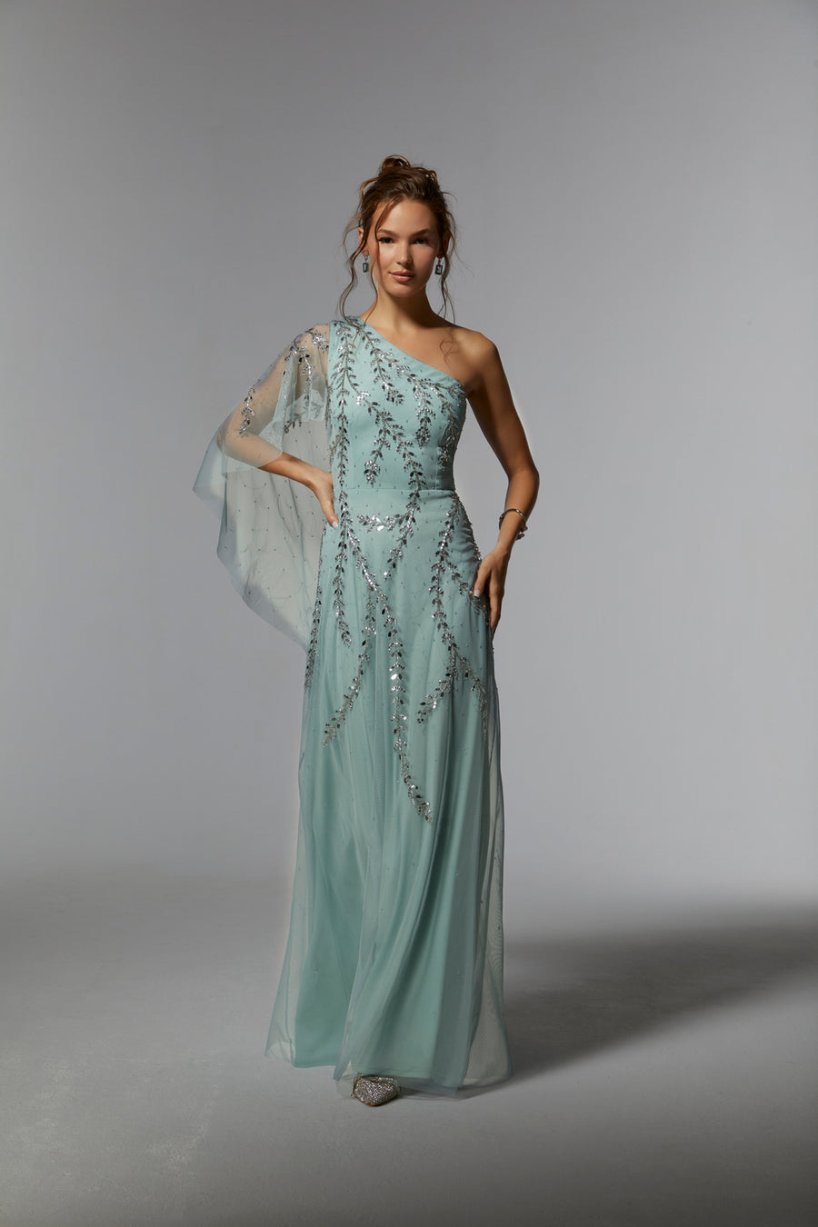 Formal Dresses Long Formal Evening Dress Sea Glass