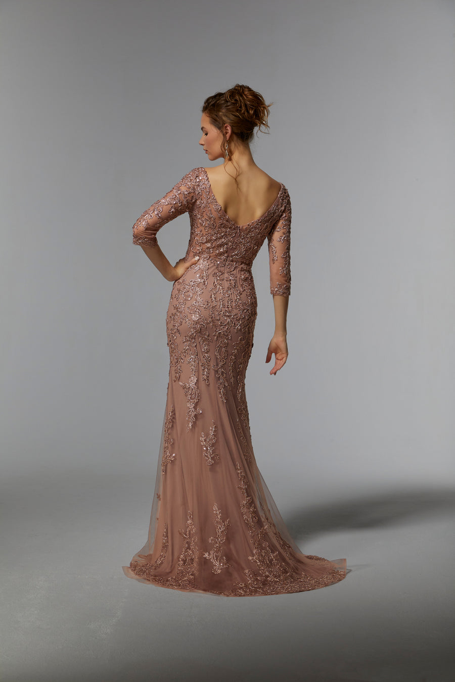 Mother of the Bride Dresses Long Formal Evening Mother of the Bride Dress Rose Gold