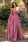 Prom Dresses Long Off Shoulder Prom Dress Mauve Rose