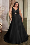 Plus Size Dresses Long Formal Prom Plus Size Dress Black