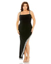 Plus Size Dresses Fabulouss Plus Size High Low Dress Black Multi