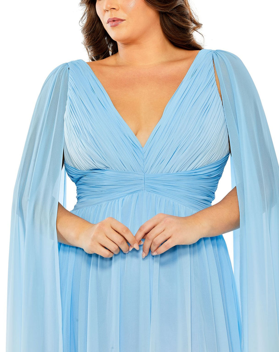 Plus Size Dresses Long Formal Plus Size Ombre Dress Blue Ombre