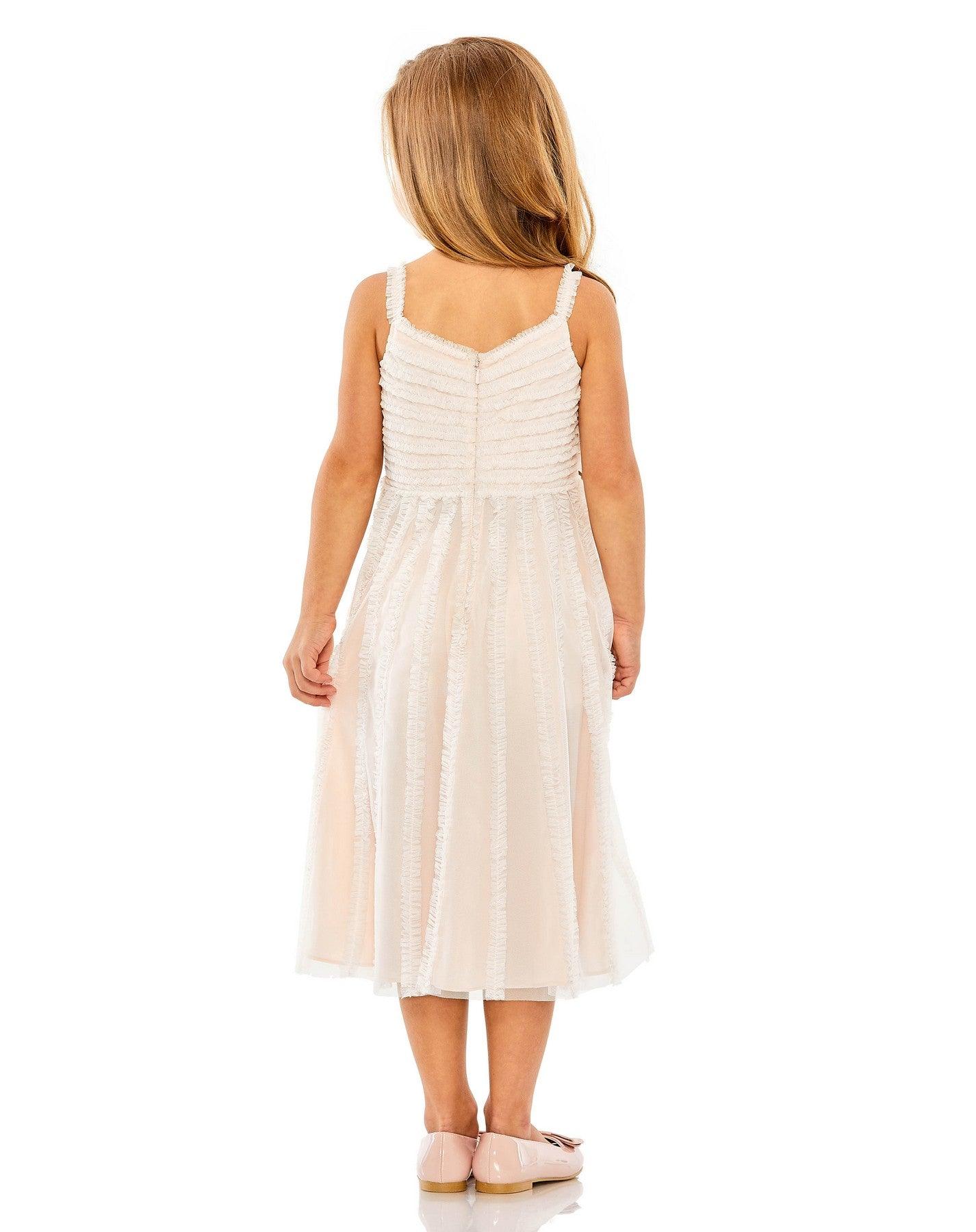 Flower Girl Dresses A Line Sleeveless Flower Girl Chiffon Dress Oyster