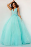 Prom Dresses Prom Long Sleeveless Ball Gown Mint