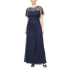 Formal Dresses Long Formal A Line Dress Dark Navy