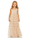 Flower Girl Dresses Long Chiffon Flower Girl Dress Blush