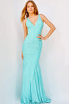 Prom Dresses Long Sleeveless Formal Fitted Prom Gown Turquoise