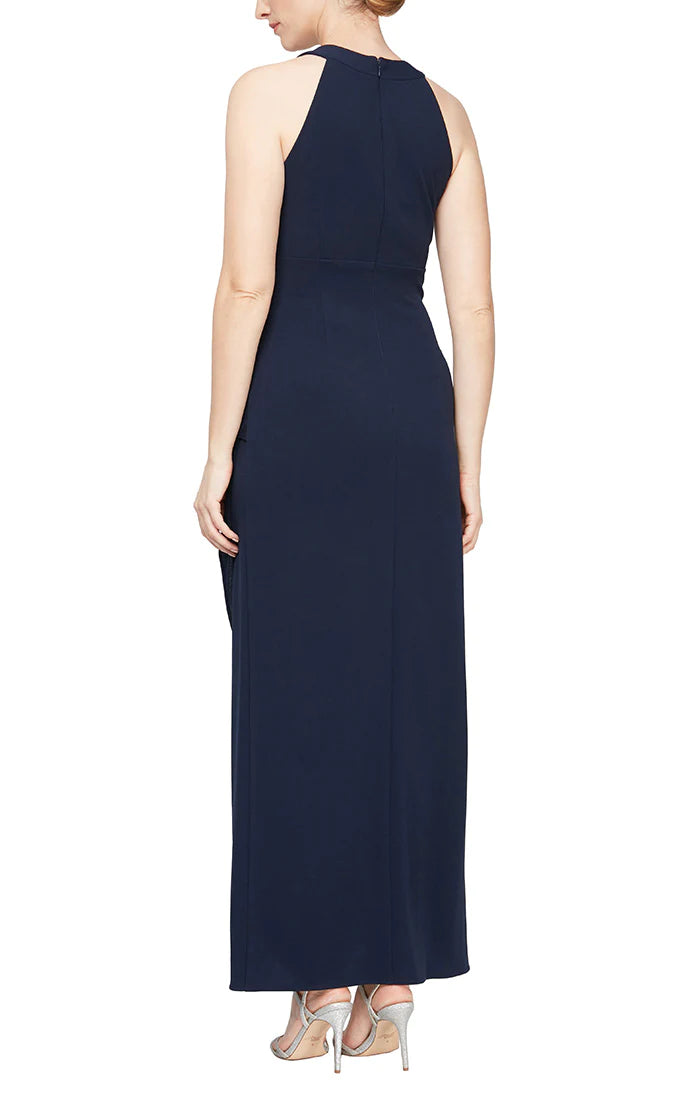 Formal Dresses Beaded Long Formal Dress Navy