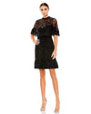 Cocktail Dresses Short Sleeve Cocktail Party Dress Black