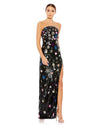 Prom Dresses Long Strapless Formal Prom Dress Black Multi