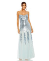 Prom Dresses Long Formal Sequin Gown Ice Blue