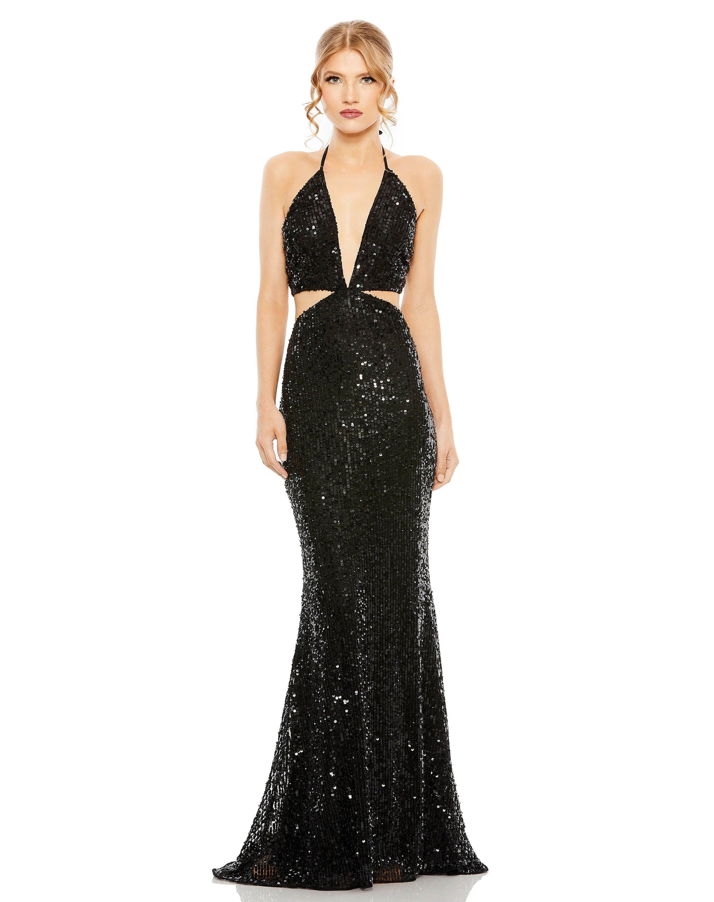 Prom Dresses Long Formal Halter Prom Dress Black